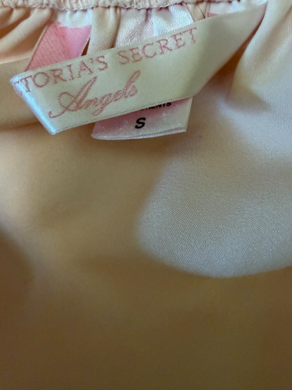 Vintage Victoria’s Secret Angels 2007 Satin Lace Slip Size S 🖤🎀🖤 - Picture 10 of 10